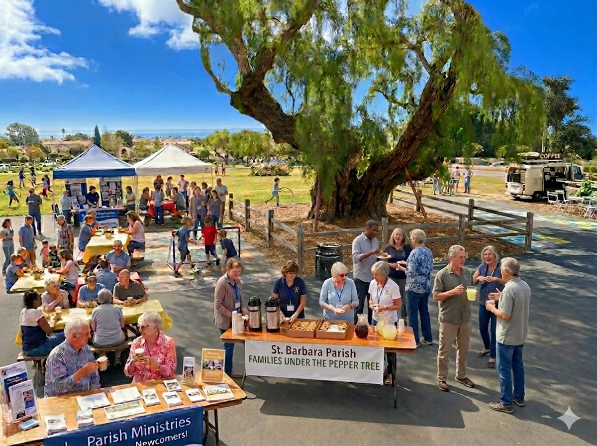 A New Gathering Place: Families Under the Pepper Tree