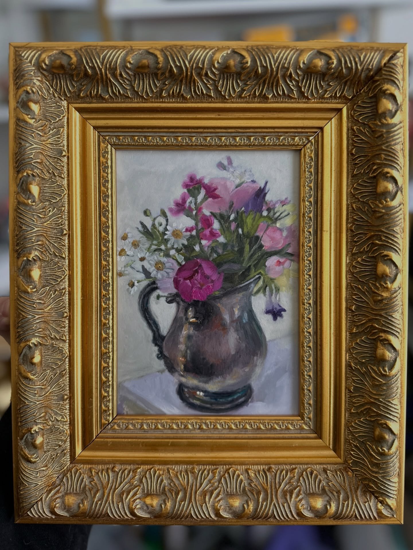 Here&rsquo;s a new floral to make your snowy gray day a little brighter- scroll through them all to see some of the progress along with a video of the background. It&rsquo;s pretty tough to get good peonies this time of year unless you pay a fortune,