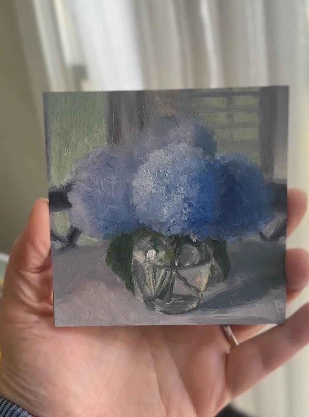 I just found myself cracking up to these clips as I was uploading them because I had been listening to an audiobook when I filmed them. I couldn&rsquo;t help but pair what I was hearing to the subject of the painting - it makes for a funny new contex