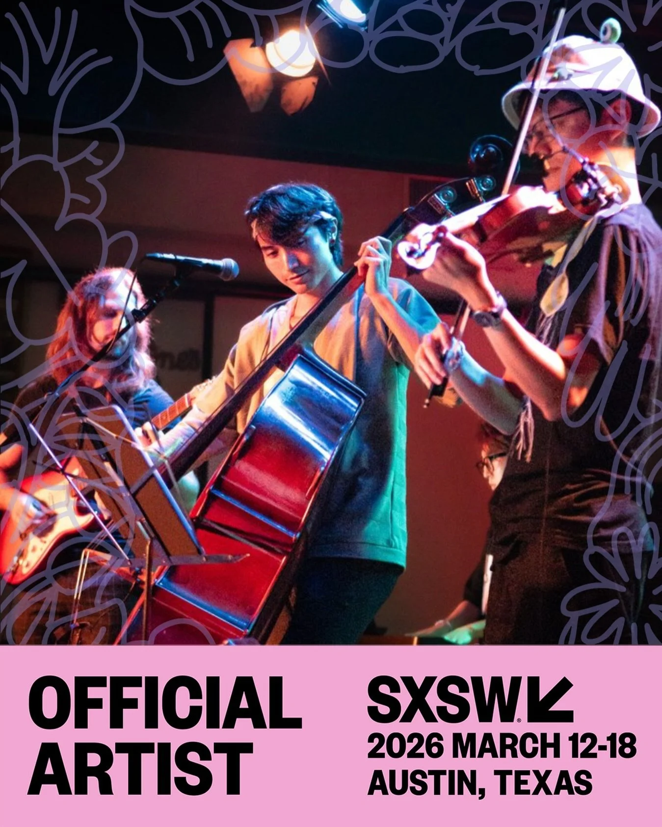 We&rsquo;re playing at @sxsw wooo! Stay tuned for releases, cross overs, and showcase announcements to come :))

Also, we will be posting more pics with these templates because @alan850627 is too photogenic not to post more.

📸 : @samffotos thank yo