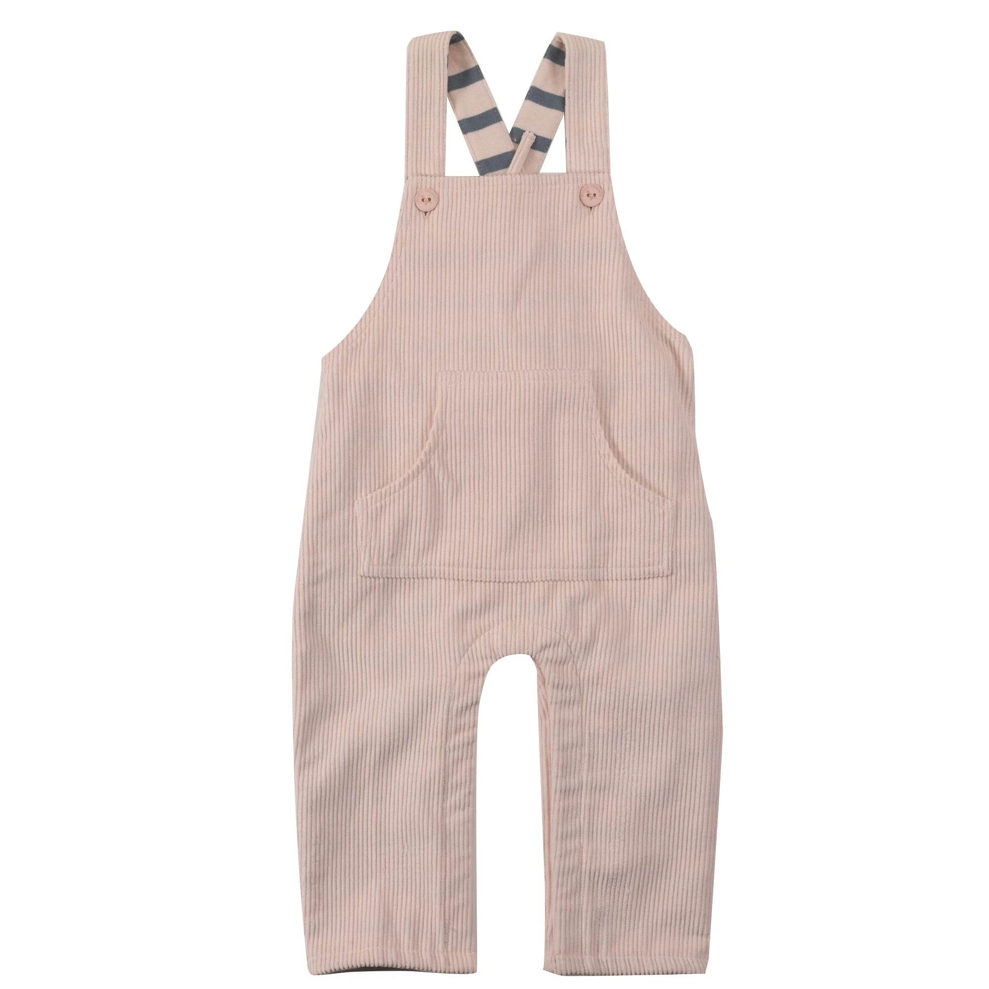 Lined Cord Dungarees - Pink