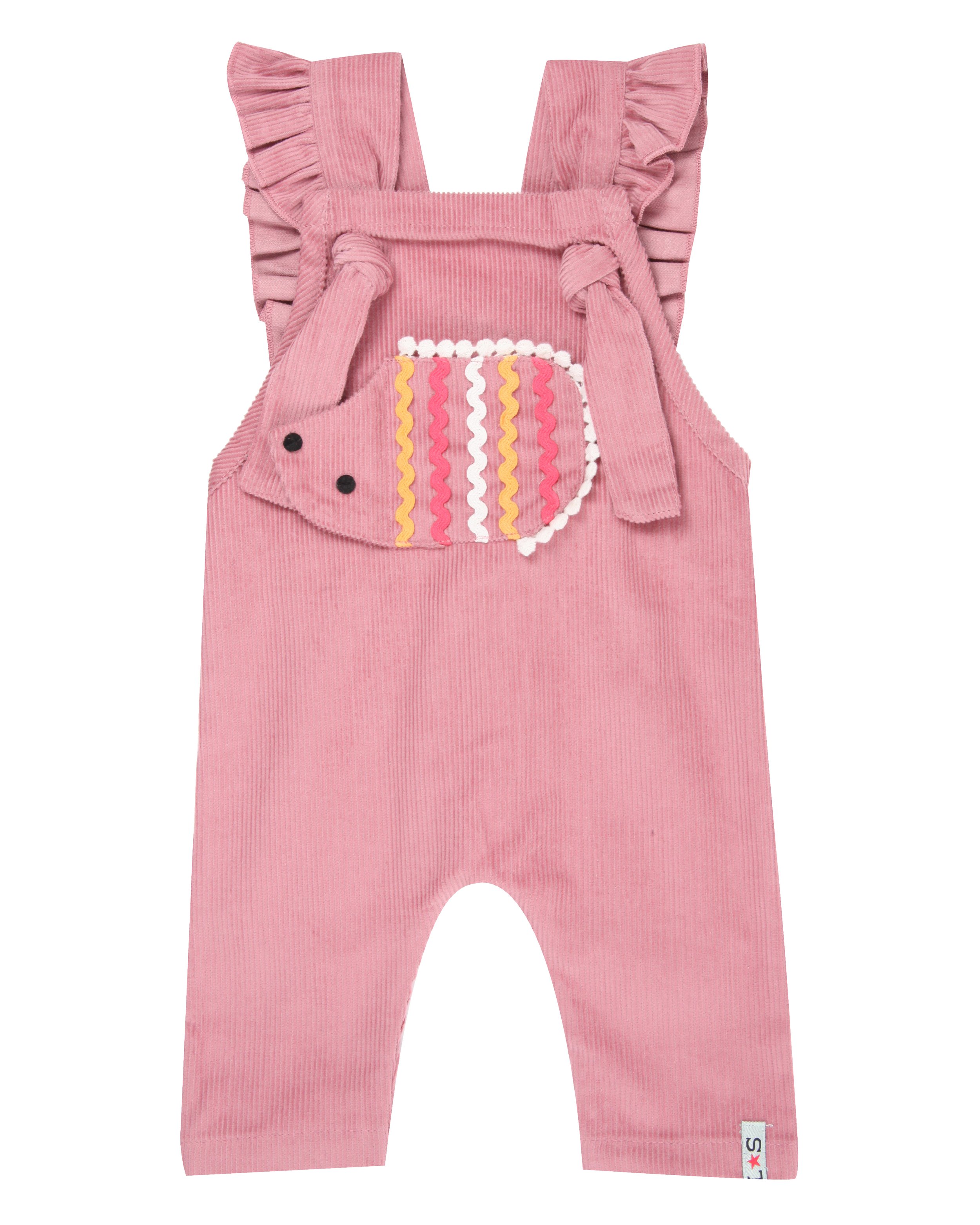 PINK CORD DUNGAREES