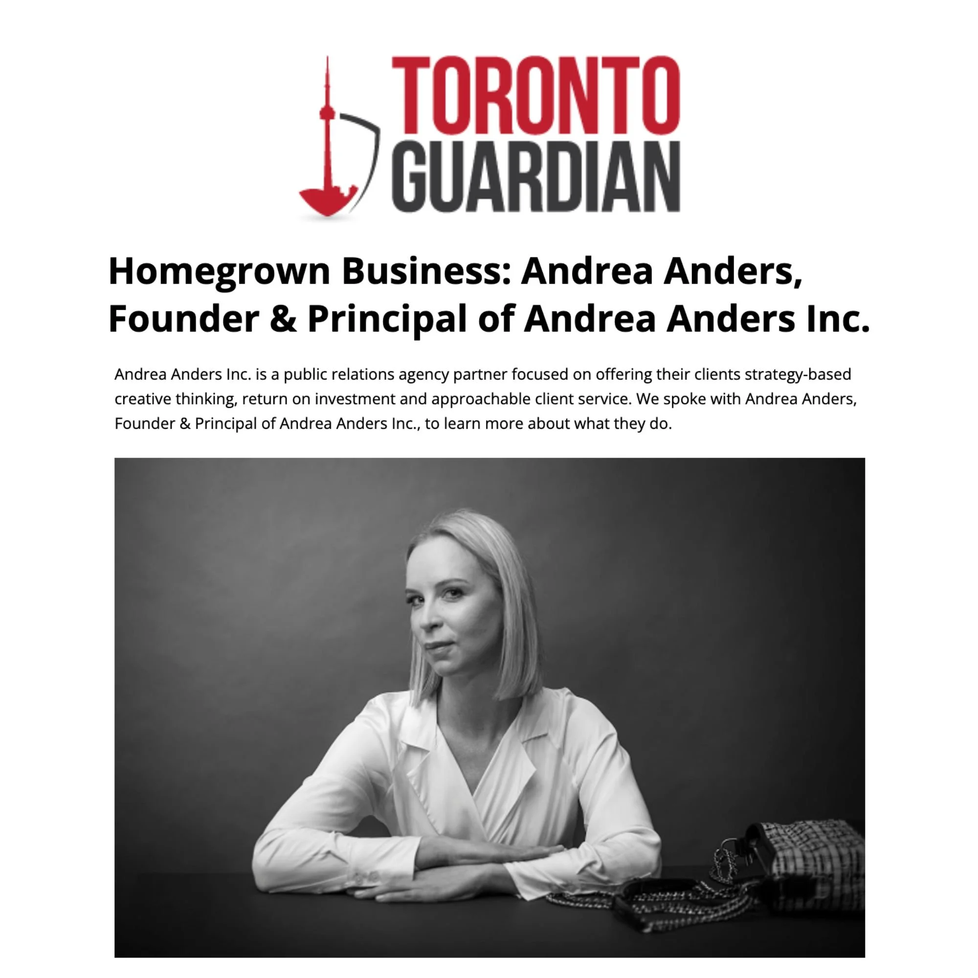 AA - Toronto Guardian