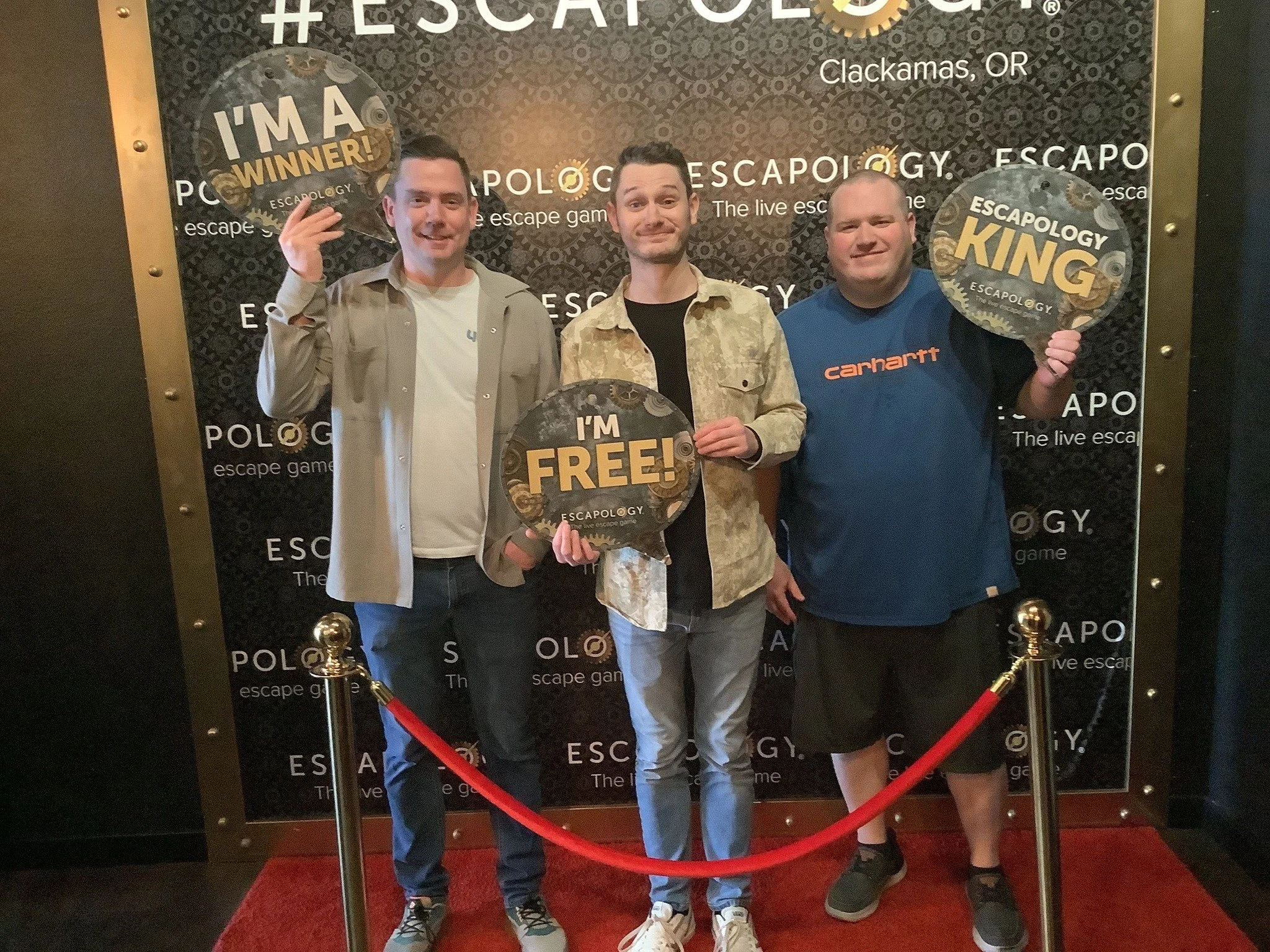 The perfect escape room record continues! So fun