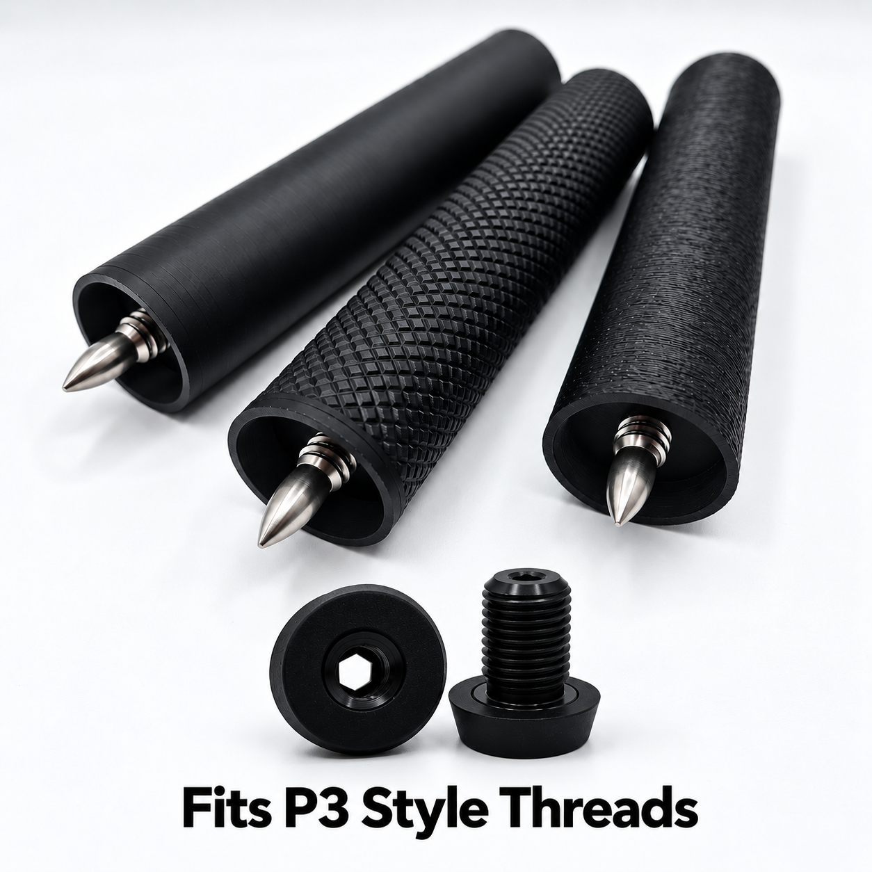 Cue Extension for P3 series threaded cues || 3 textures to choose from