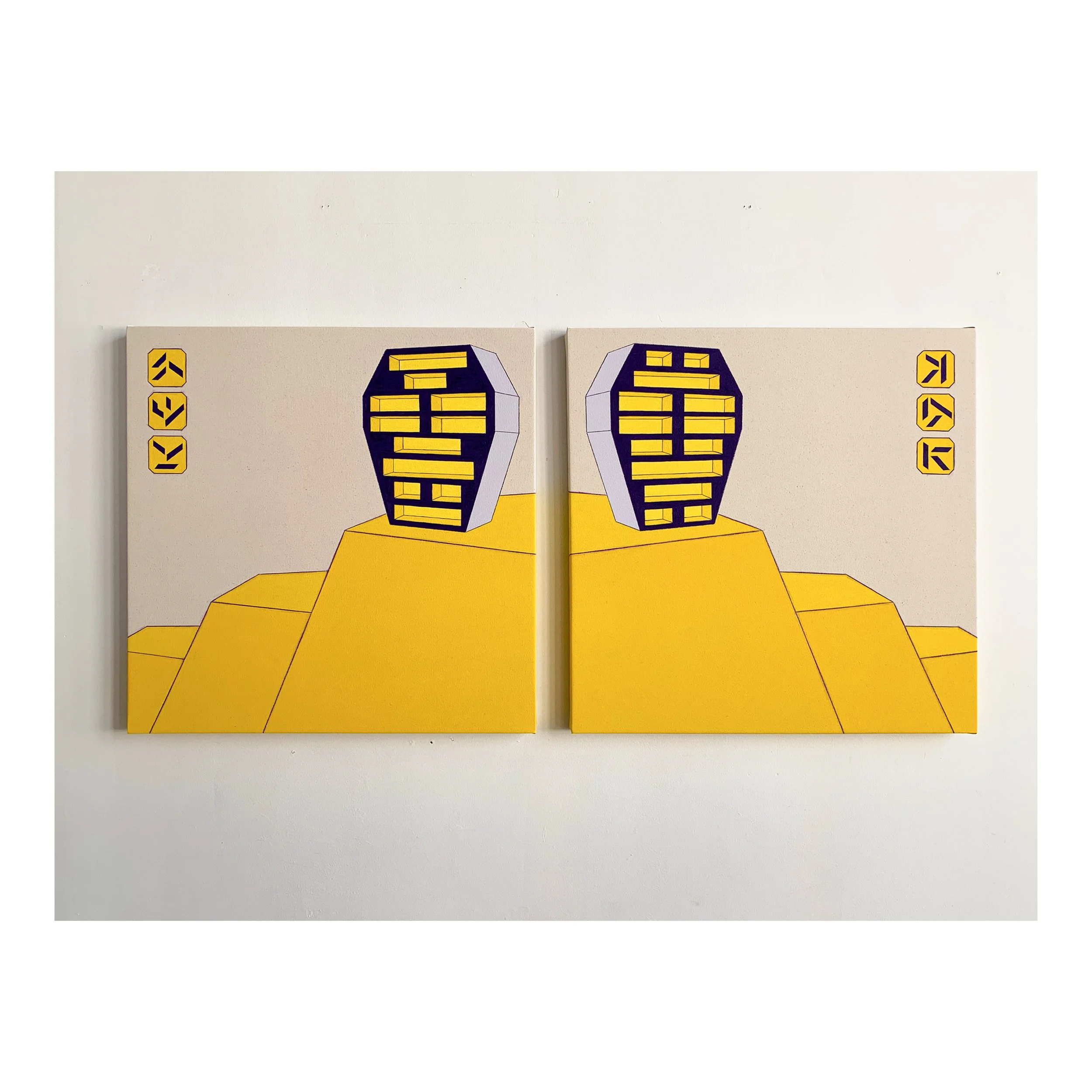 Hyacinth // Gamma Ray (diptych)