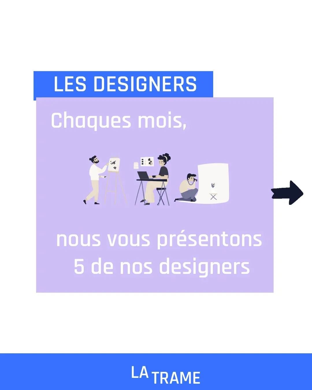 Chaque mois, d&eacute;couvrez 5 designers qui ont choisi d'adh&eacute;rer &agrave; La Trame !
.
Ce mois-ci, n'h&eacute;sitez pas &agrave; aller faire un tour sur l'instagram de :

Sandrine @sandrinedjellil

 Ludivine  @atelierysoia

 Barbara  @barbar