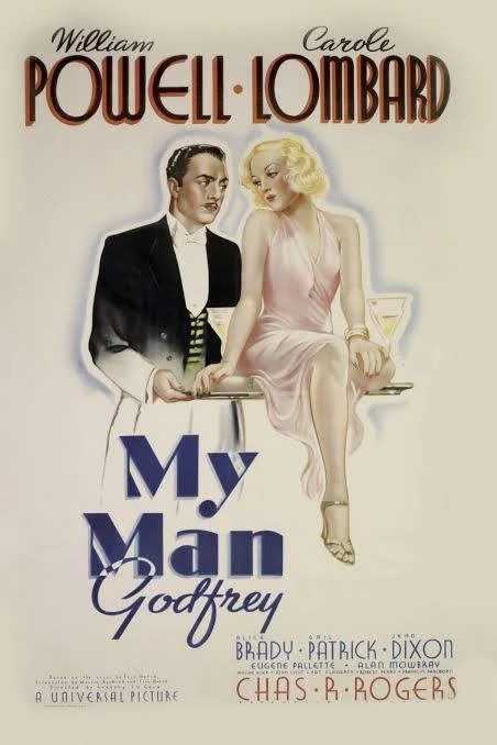 Photo of William Powell and Carole Lombard on movie poster