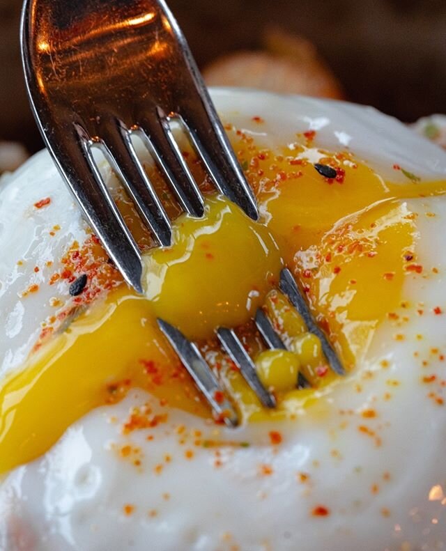 Check out that egg yolk! Brunch with us, Sat &amp; Sun 11am-4pm. Reserve your table on our website today.