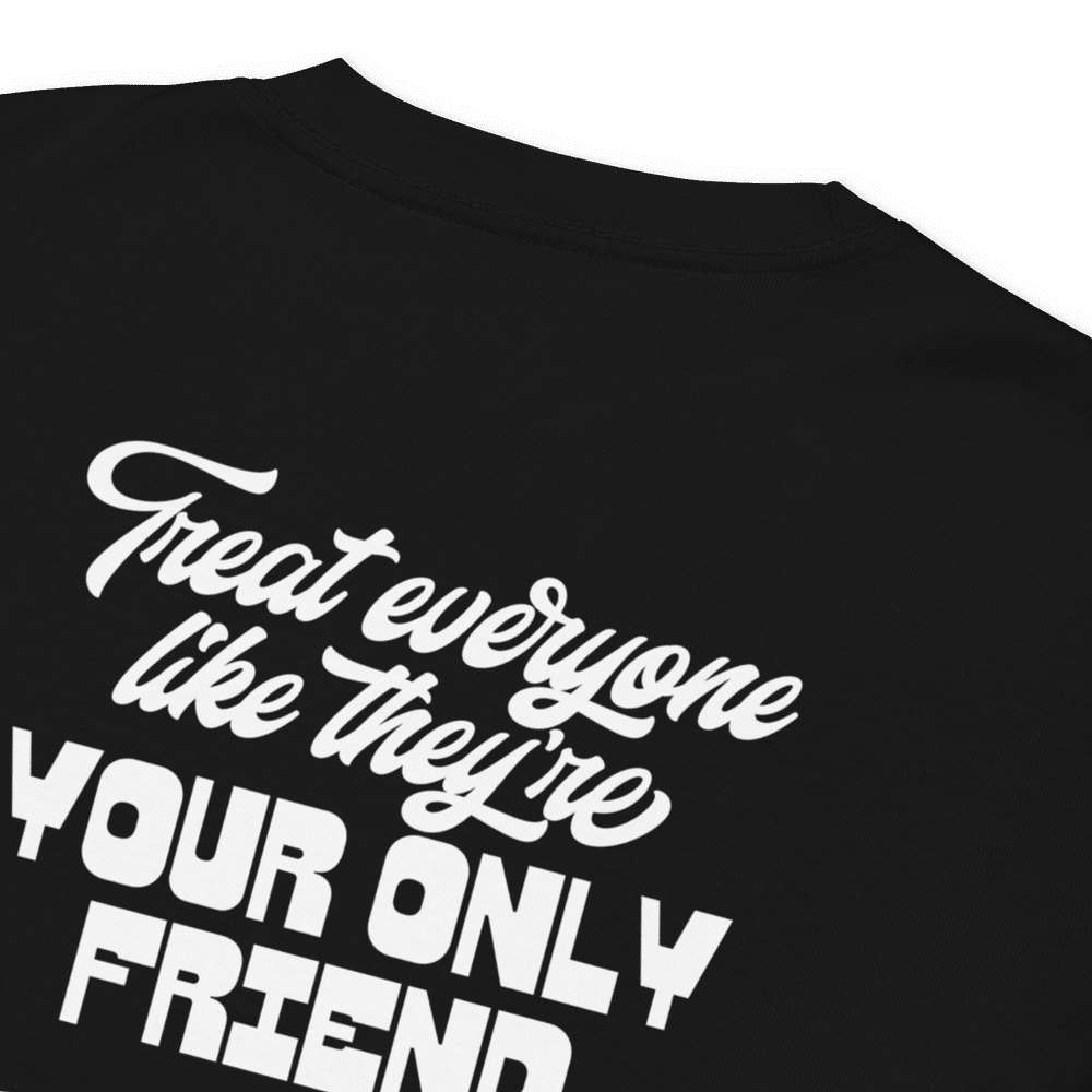 Pickle Heart Embroidered LS Tee - Black — Your Only Friend