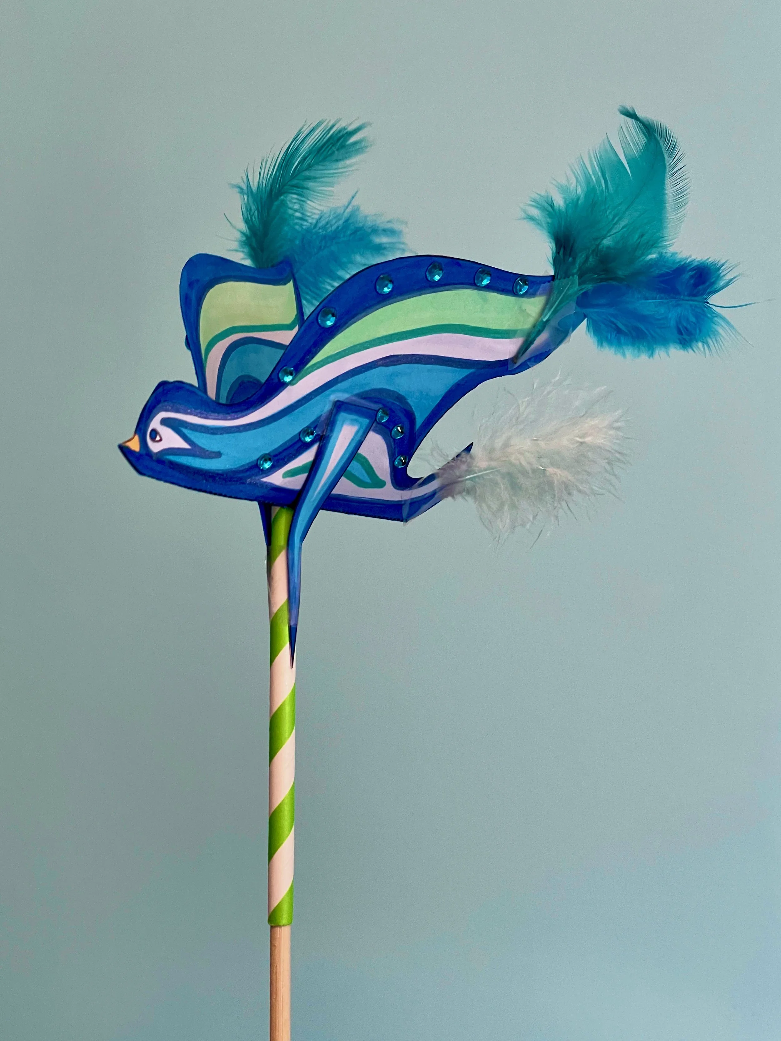Flapping bird craft for Nature Resounds Concert.