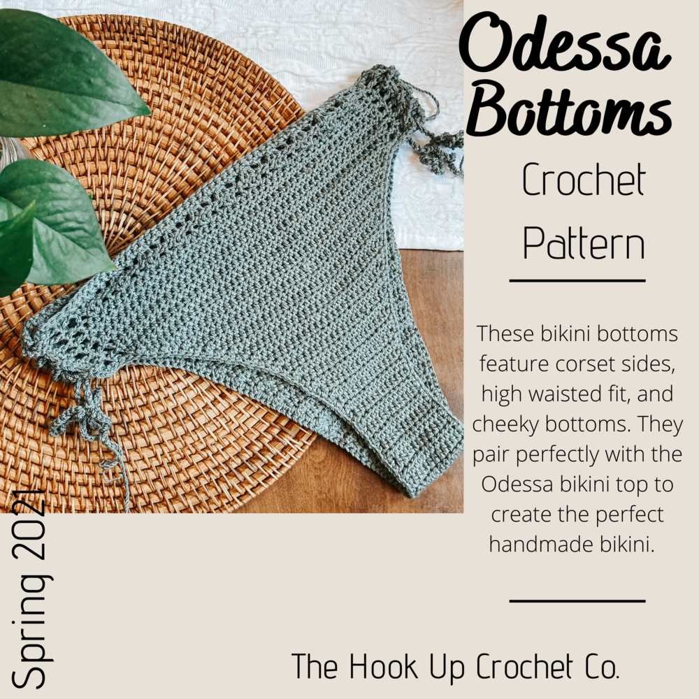 Gehuurd leren Guinness Odessa Bikini Bottoms — The Hook Up Crochet Co.