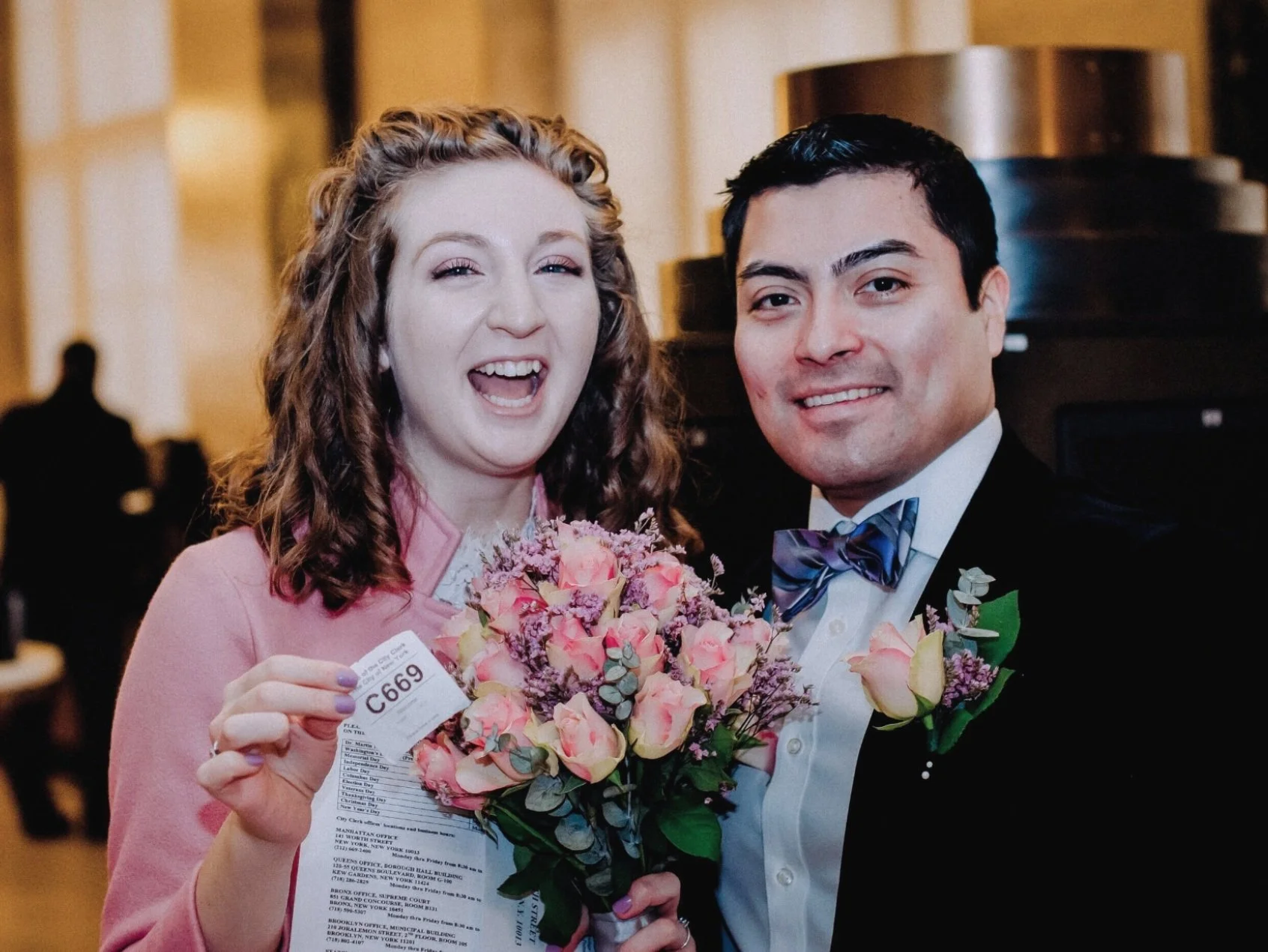 City Hall Wedding, New York, NY