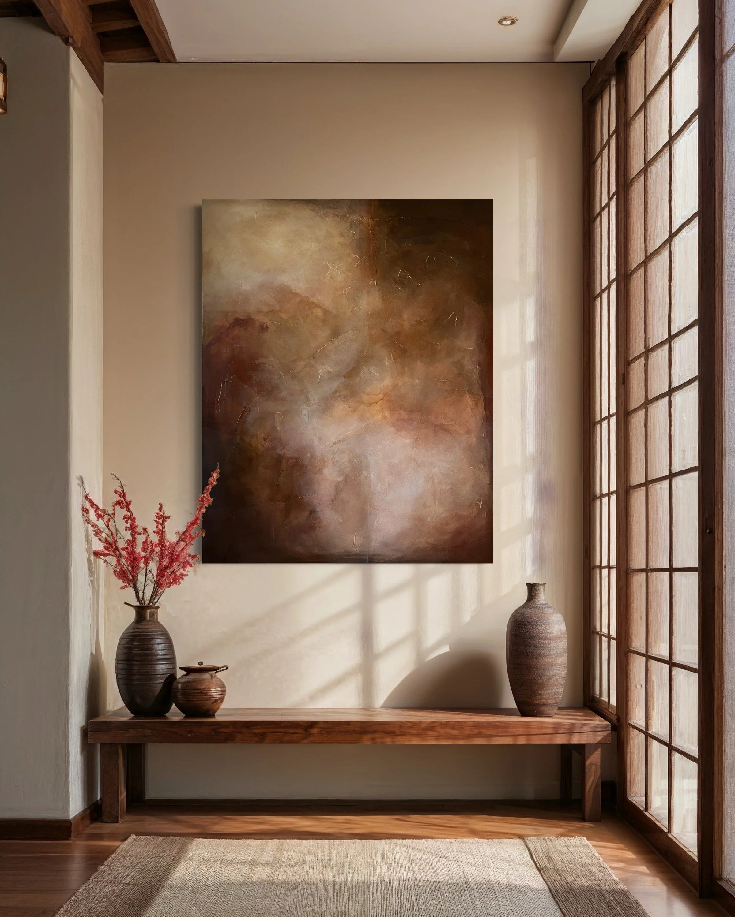 Ember Harmony | 48" X 60"