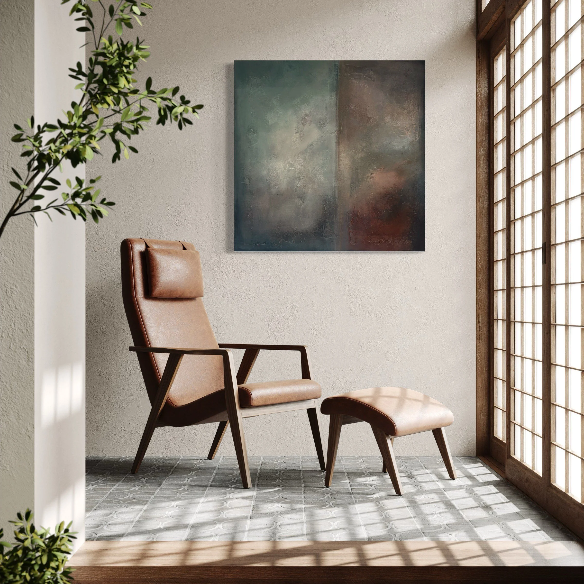 Reflections of the Soul | 36" X 36"