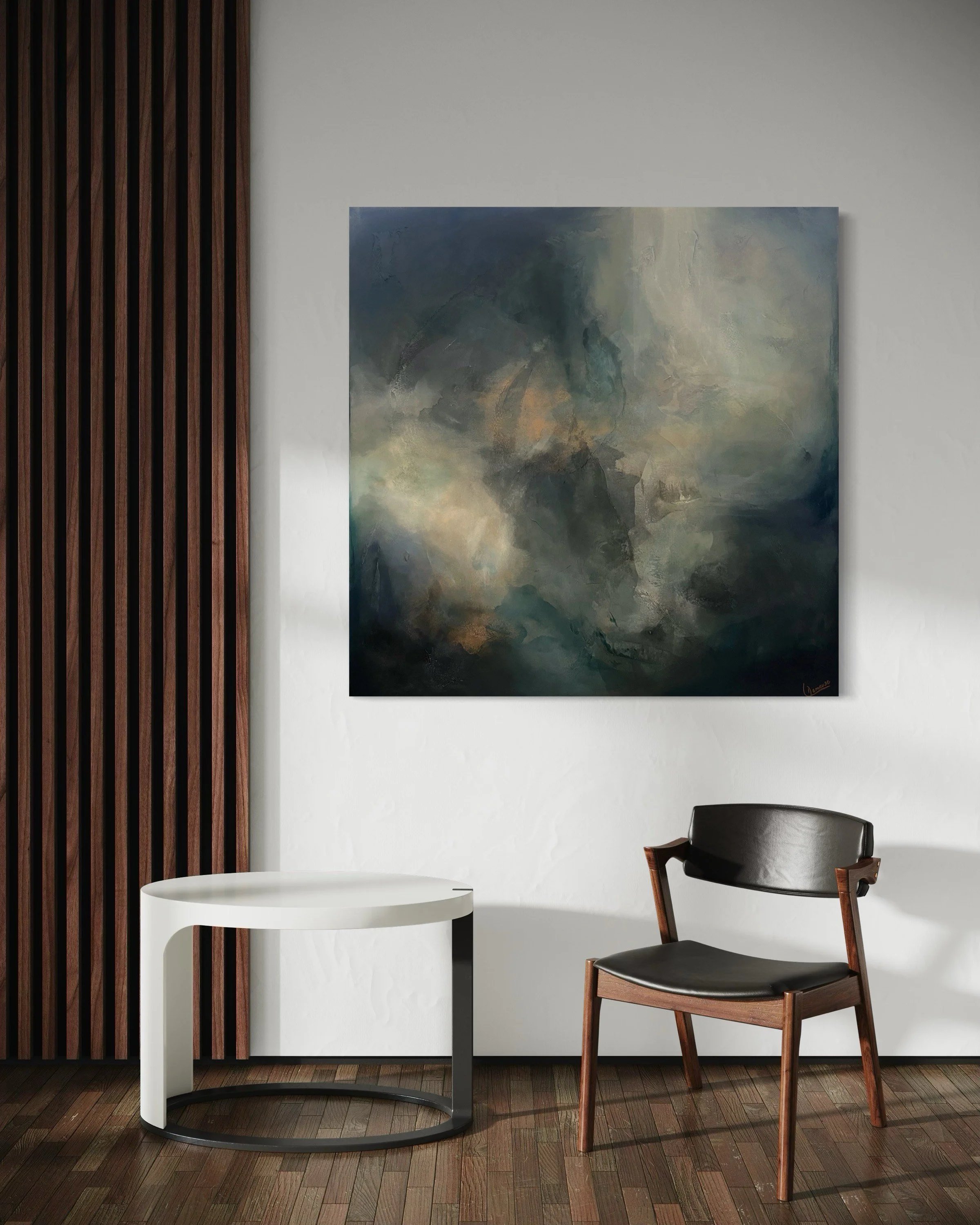 Sapphire Serenity | 48 x 48"