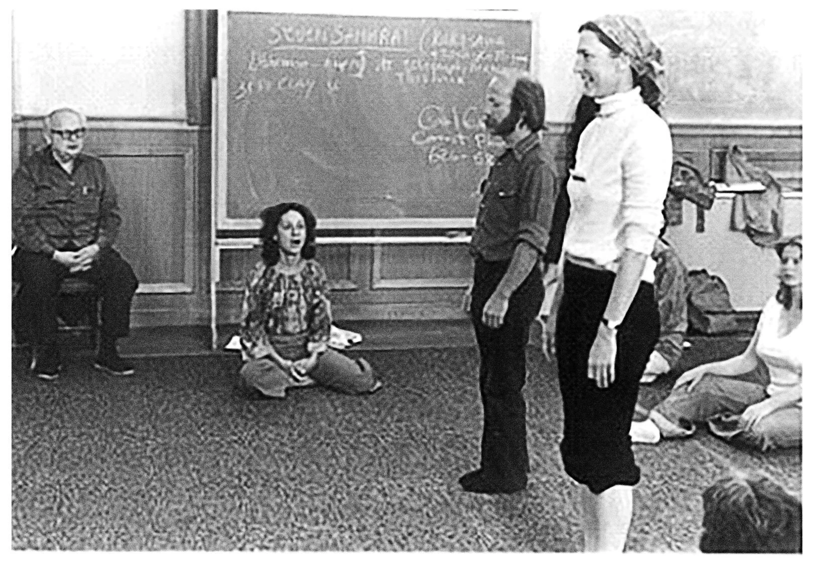 Norma Leistiko in Feldenkrais Training 1975