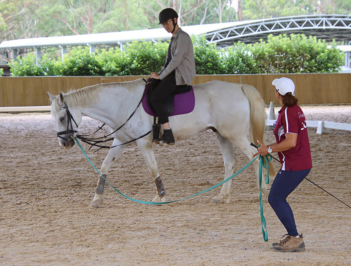 Riding lesson