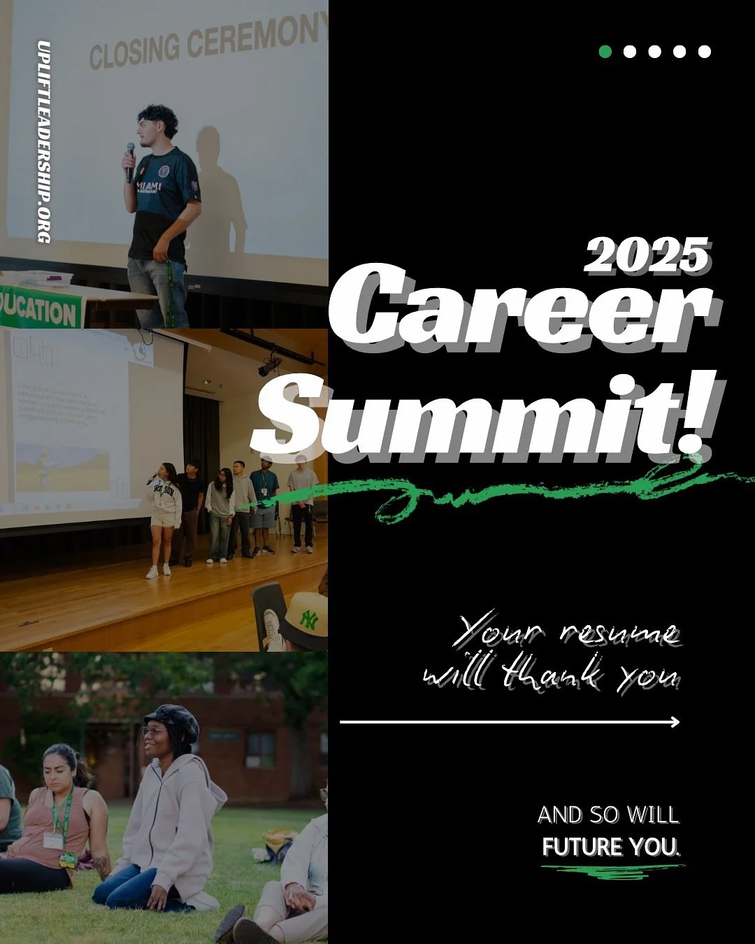 📚CAREER SUMMIT 101📚

Never been to UPLIFT before? Don&rsquo;t worry, we got you.
Here&rsquo;s everything you need to know before Thursday👇

#UPLIFT #CareerSummit #PortlandBusinessConferences #CareerReadiness #CareerExploration #MentorMatching #Wor