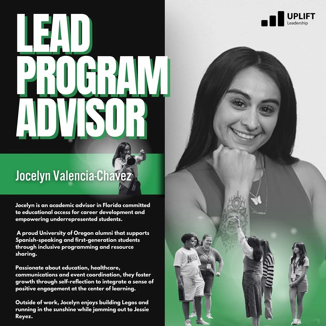 Passion fuels our mission and our program advisors brought that and more to this years Career Summit✨
Thank you for guiding UPLIFT students and ensuring every workshop, activity, and session ran flawlessly! 🫶🏽
Swipe to learn more about our amazin