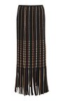 Ulla Johnson Ineze Fringe Wool Maxi Skirt