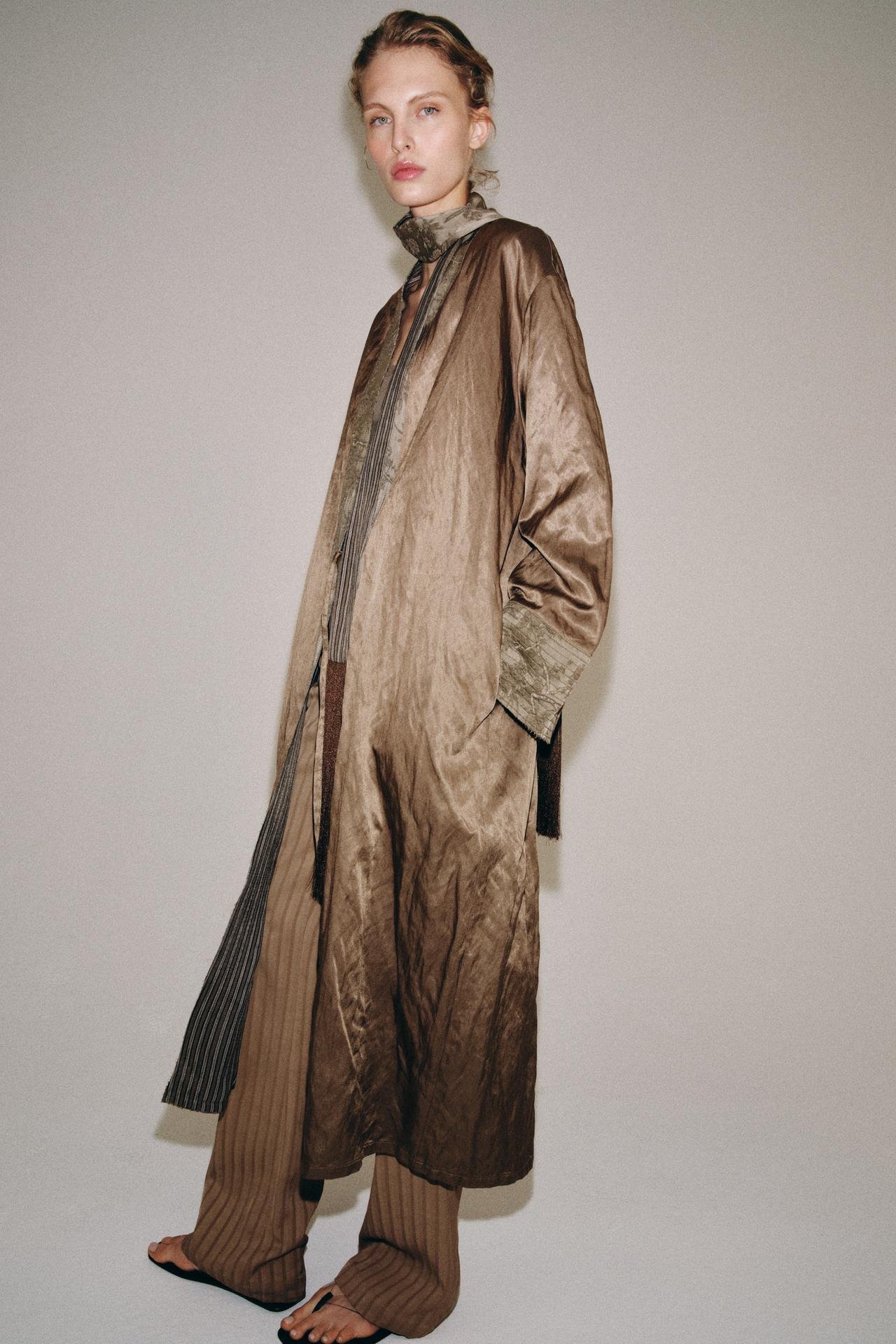 Zara Olsen Inspired Robe Coat