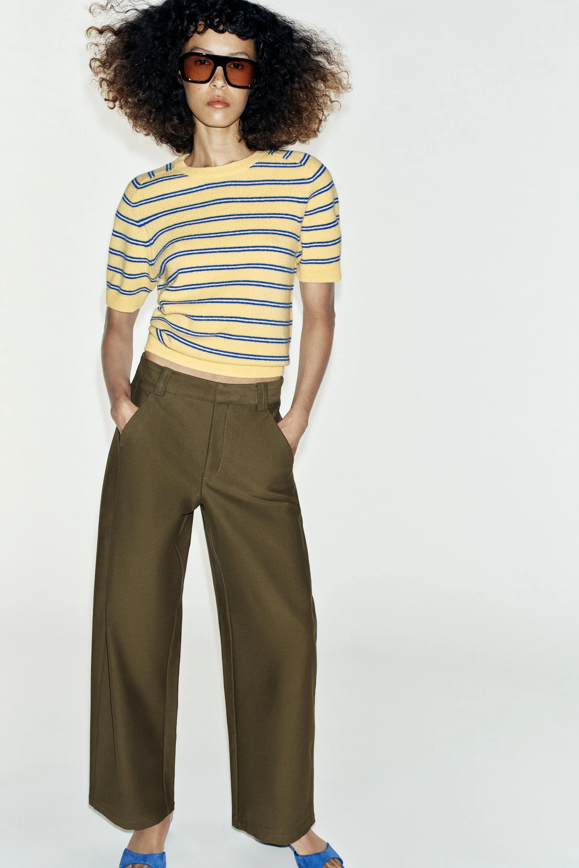 Zara Olive Pants for San Francisco Summer Style