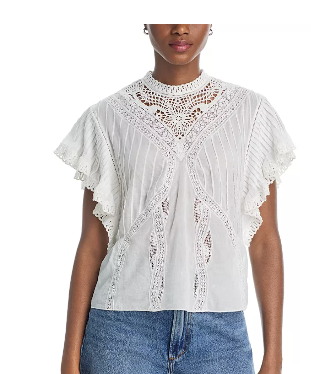 Farm Rio White Lace Top | Bay Area Wardrobe Stylist
