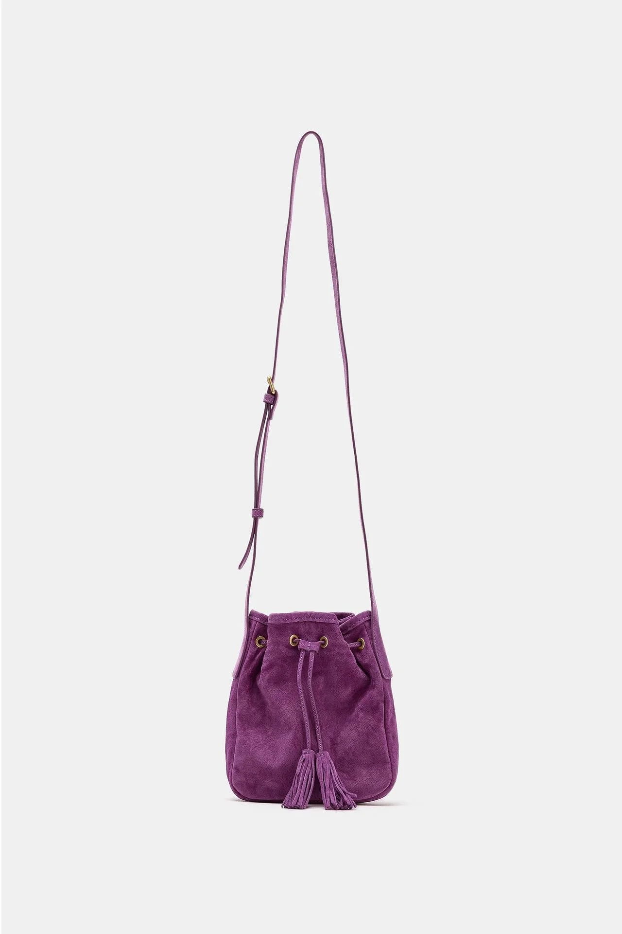 Fall 2026 Purple Suede Handbag Trend