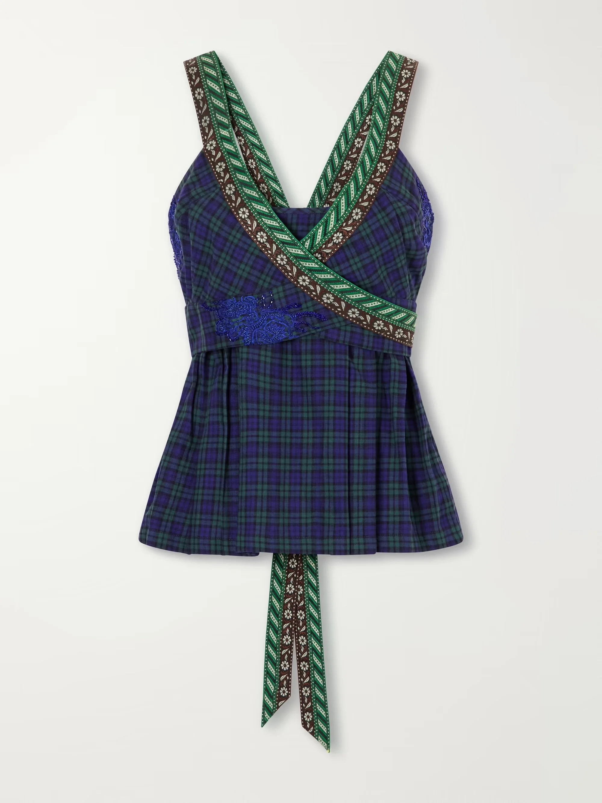 Dries Van Noten Plaid Top for Fall 2026