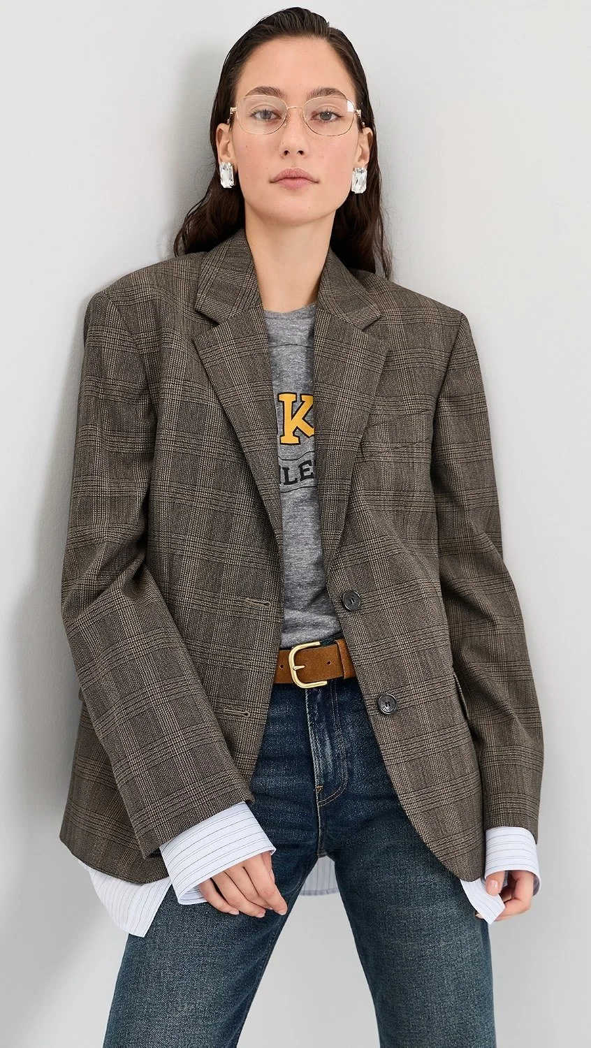Acne Studios Plaid Blazer for Fall 2026