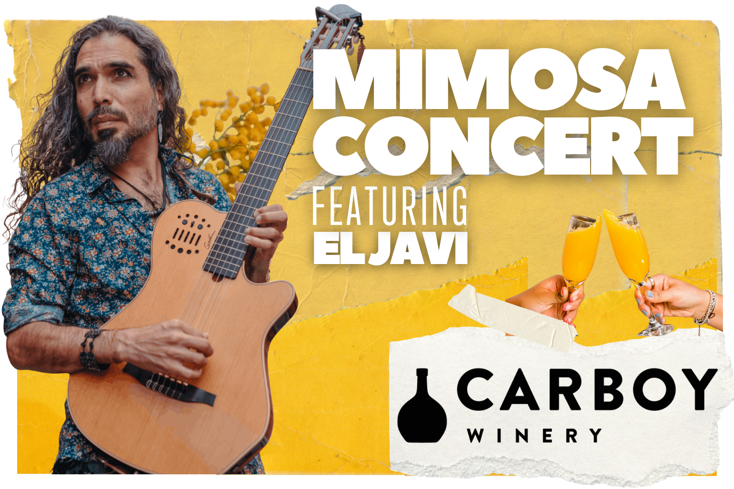 September 5th, 2026
Join El Javi at Carboy Winery for an eclectic Spanish guitar experience.