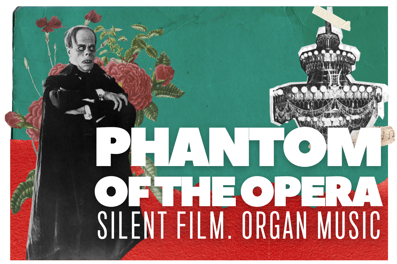 October 30, 2026 - Denver - Celebrate Halloween with the 1925 silent film Phantom of the Opera and live organ accompaniment.