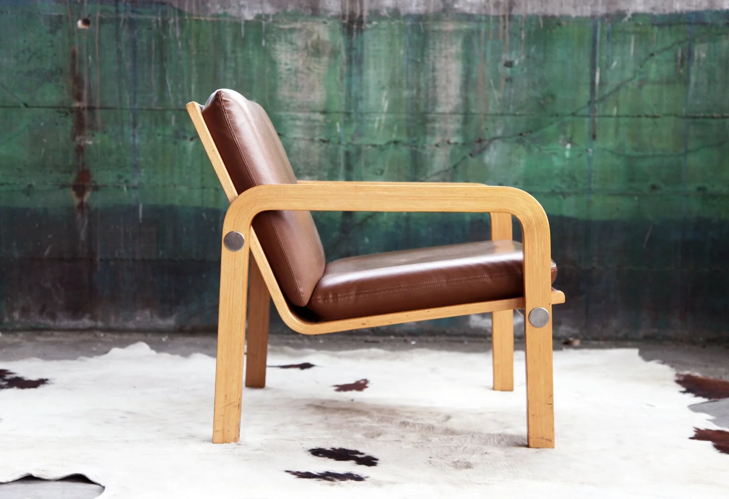 Mid Century Thonet Oak Bentwood & Chrome Armchair — Catch My Drift 