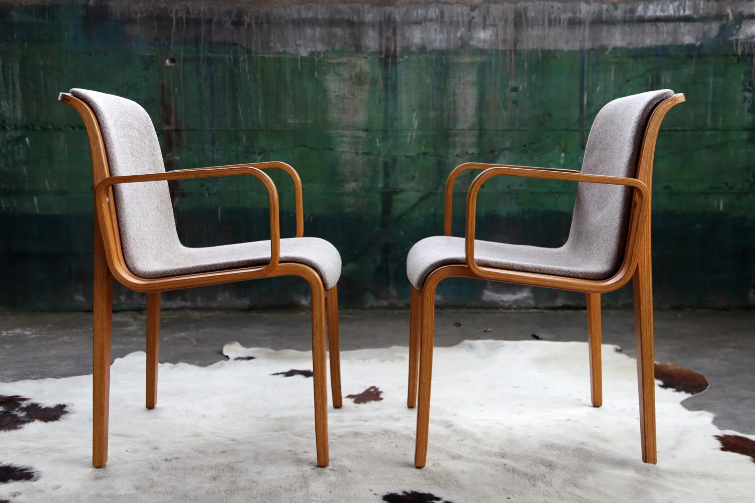 1305U_Knoll_Bentwood_upholstered_Mid_Century_Bill_Stephens_Armchair3.JPG