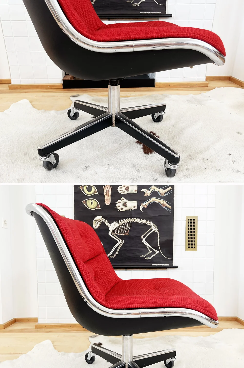 Vintage Knoll Pollock Lounge Chair Knoll 1970 Executive Chair Mid