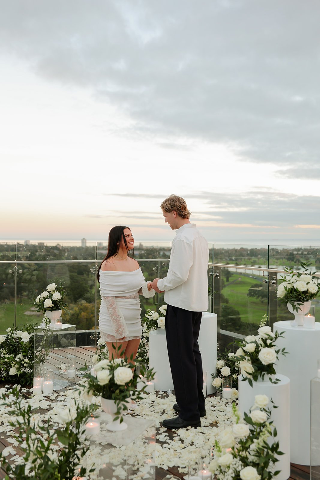 Melbourne Rooftop Proposal Photographer