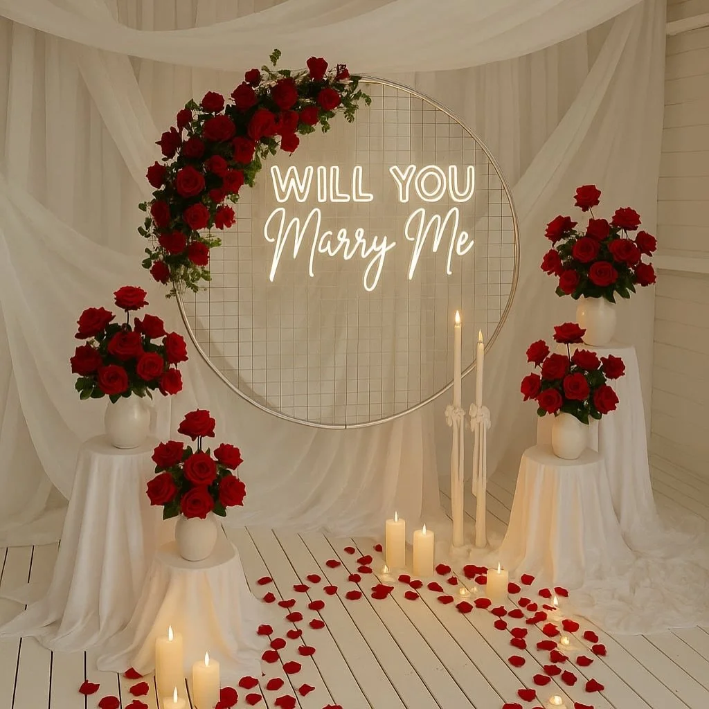 A dreamy new proposal location has arrived in Cairns 🤍
Styled inside the beautiful Hitchers Love Shack, this setup is perfect for the wet season (or any season).

✨ Be our first proposal here and receive FREE photography.
Courtesy of a little AI mag