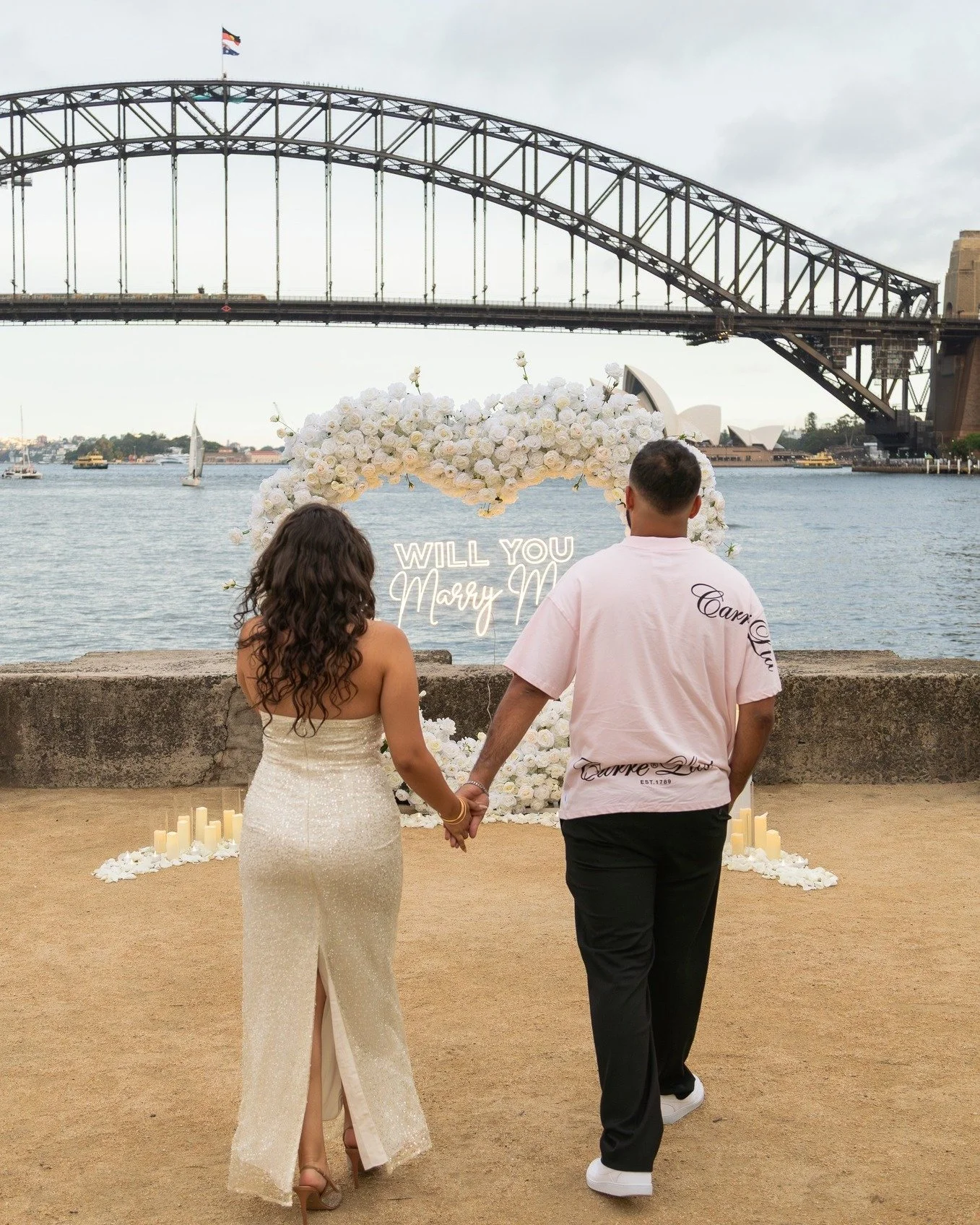 Nothing is quite as iconic as proposing with some of Australia's most instantly recognisable architecture in the background! 

Congratulations Faisal &amp; Jaseena, and thanks for letting us be apart of your love story. 📸 @thesondervision