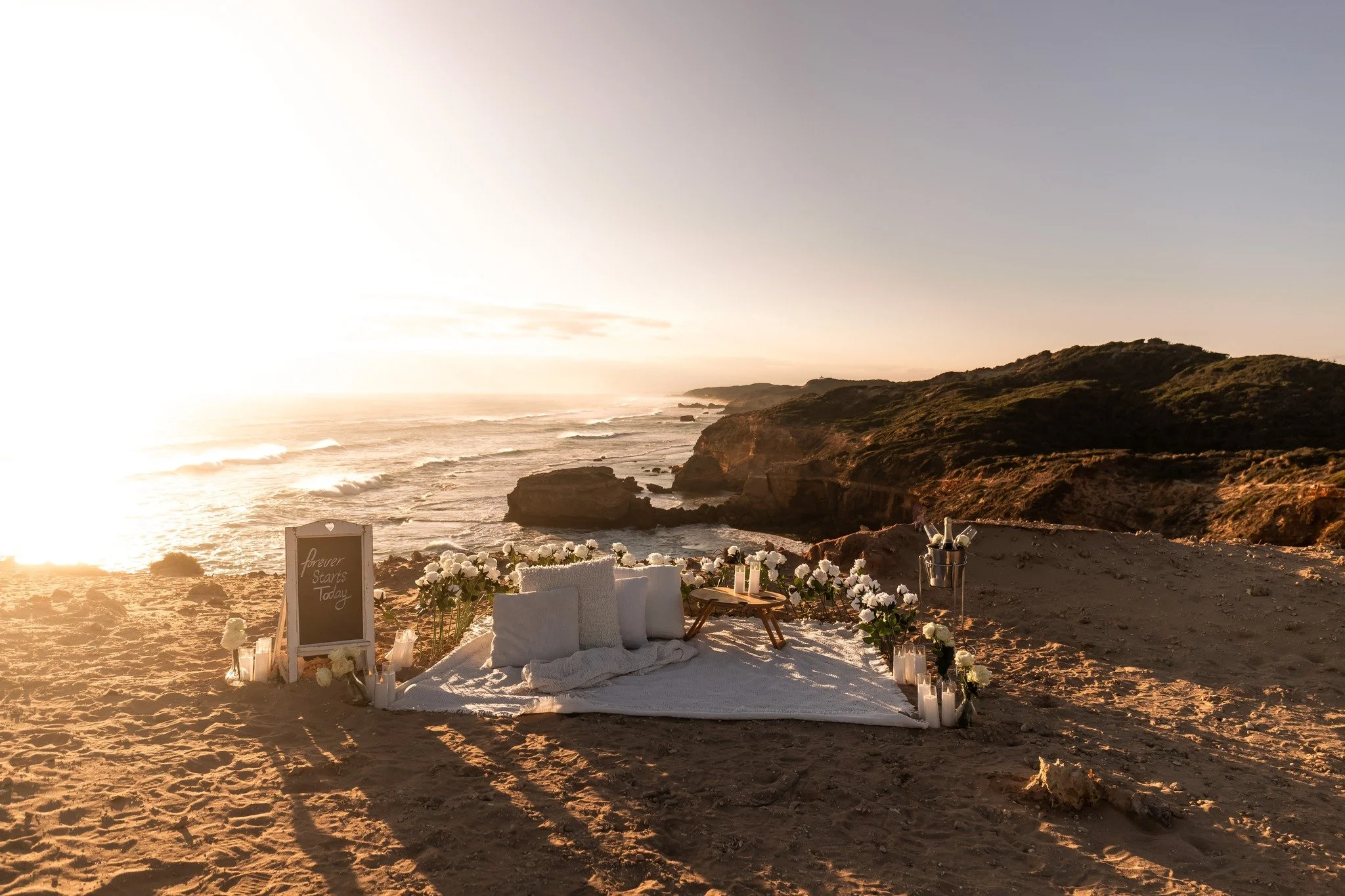 Perched at the edge of the world, where the ocean bathes against ancient cliffs. A place suspended between sea and sky, where love unfolds softly and you find yourself surrounded by warmth, light, and the quiet promise of forever.

📸 @vanessashambro