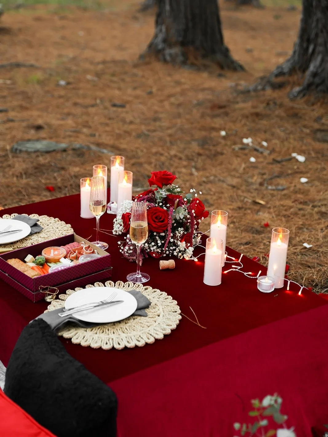 No request is too much when it comes to creating your perfect moment ✨🖤 It&rsquo;s always the little details that bring the whole vision together.

#proposalstyling #luxuryproposal #morningtonpeninsula #melbourneproposalplanner #perfectproposalsau