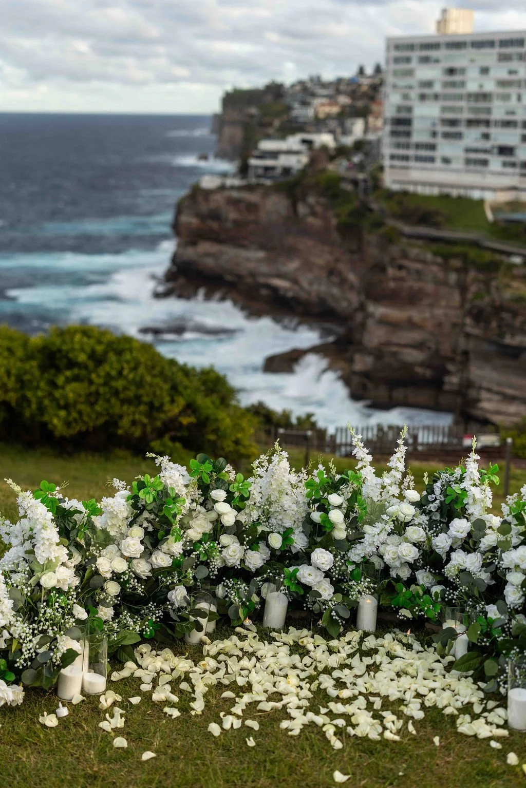 Luxury Proposal Set Up Clifftop Sydney