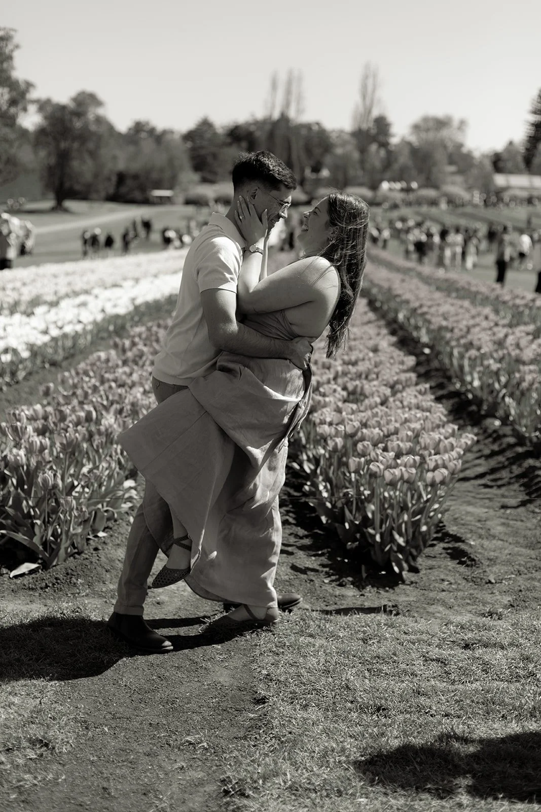 Tesselaar Tulip Festival proposal photographed by Perfect Proposals Melbourne