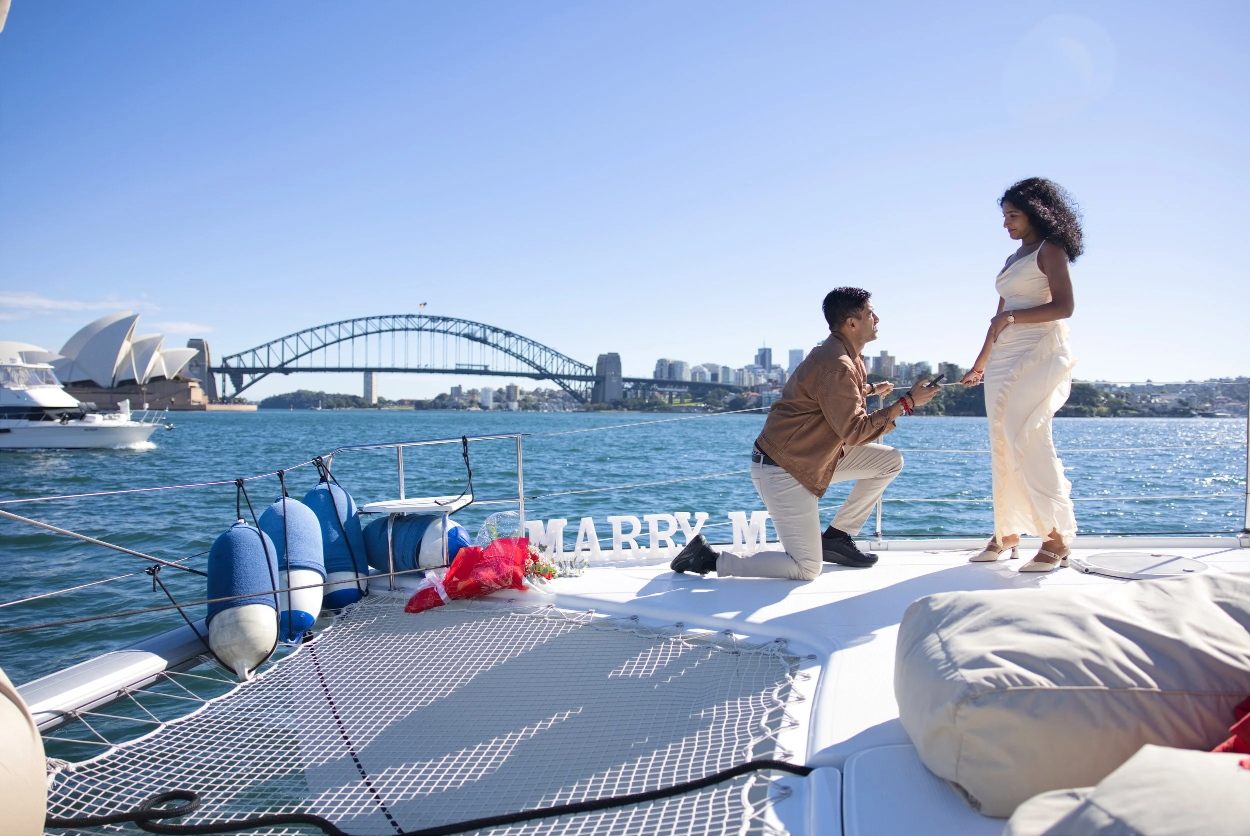 Luxury Yacht Proposal Sydney