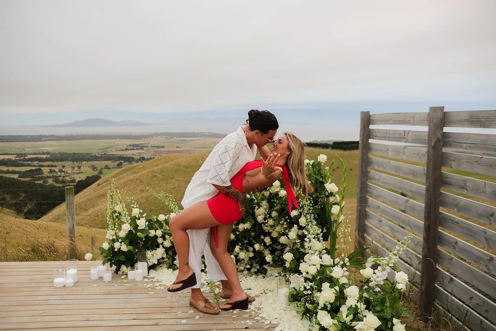 Wilsons Prom proposal setup Victoria