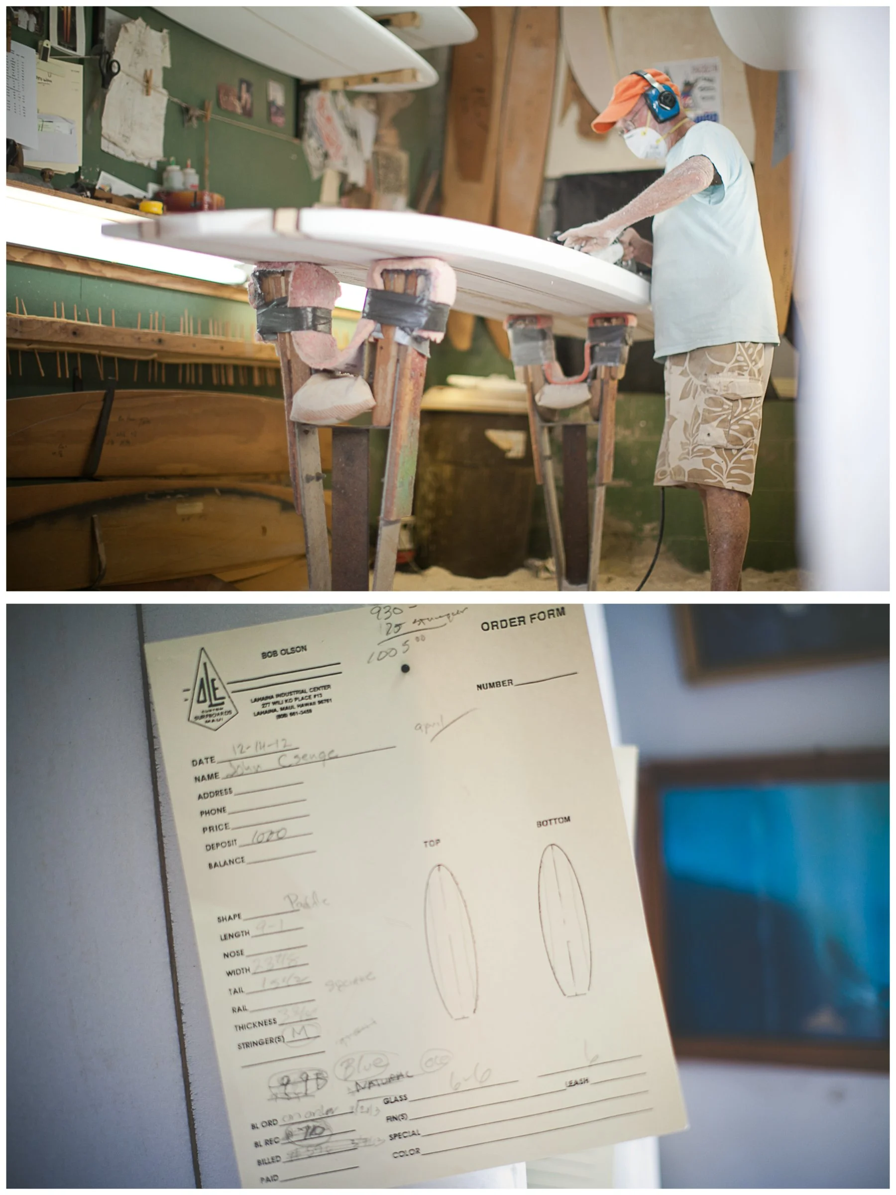 OLE Custom Surfboards Bob OLE Olson — lahaina lifestyle