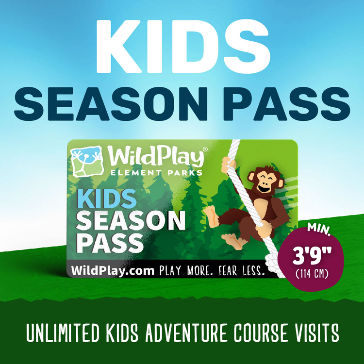 WildPlay Kids Season Pass Unlimited Adventure