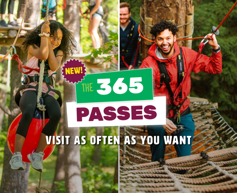 365 Passes WildPlay unlimited adventure all year round