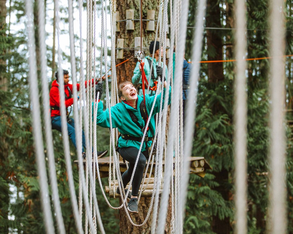 Victoria, BC Canada — Adventure Zipline Course — WildPlay