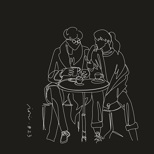 No.23 Friends : A friend who is willing to tell you about your flaws. Those friends are rare. They are the friends you should treasure.

友：自分の悪いところを言ってくれる友達。なかなかいない。大切にするべき友達